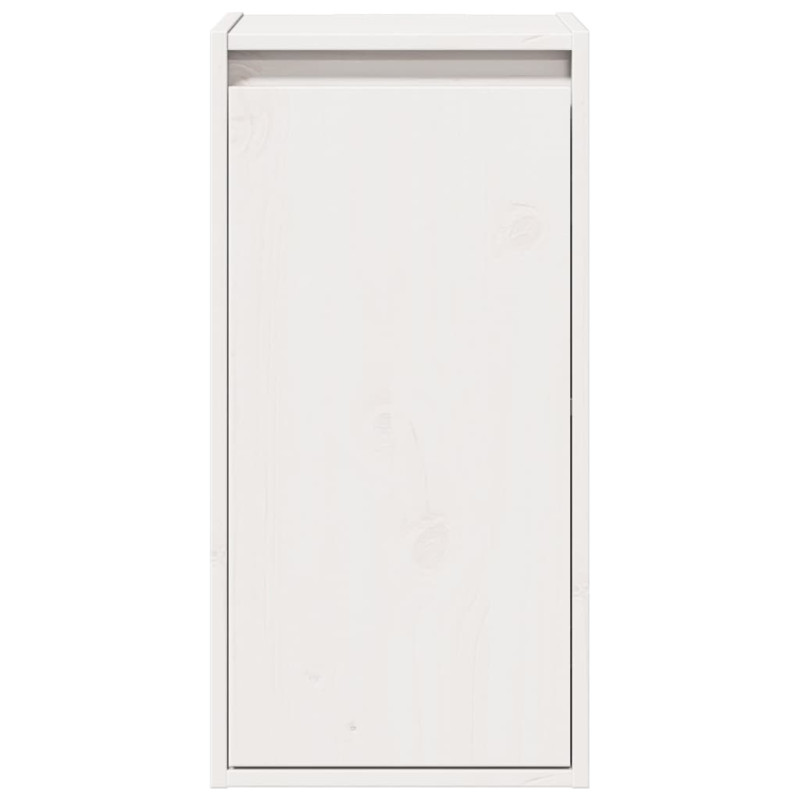 Szafki ścienne, 2 szt., białe, 30x30x60 cm, drewno sosnowe