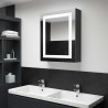 Szafka łazienkowa z lustrem i LED, 50x13x70 cm