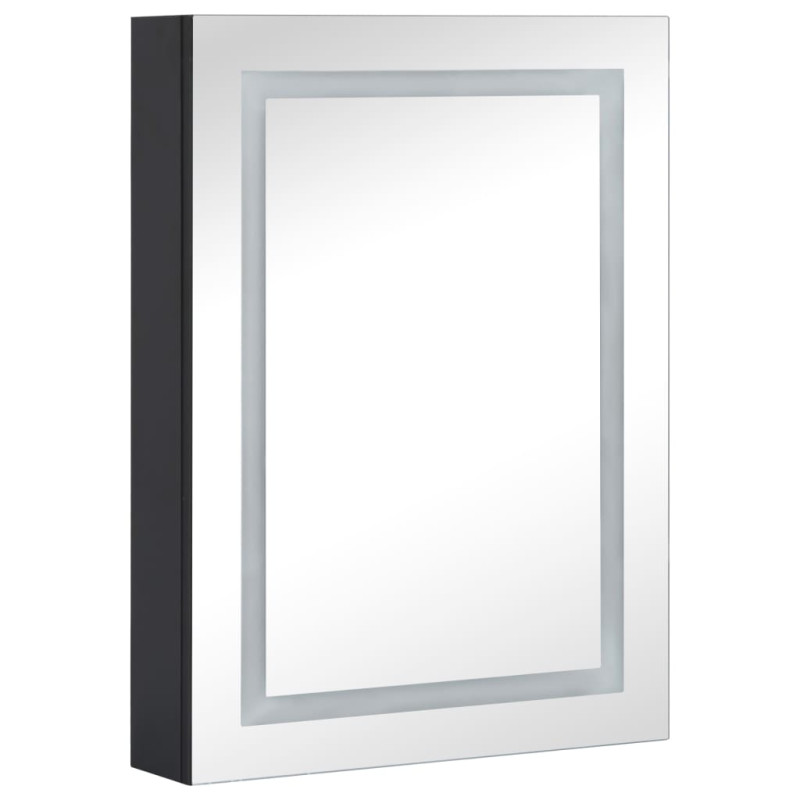 Szafka łazienkowa z lustrem i LED, 50x13x70 cm