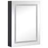 Szafka łazienkowa z lustrem i LED, 50x13x70 cm