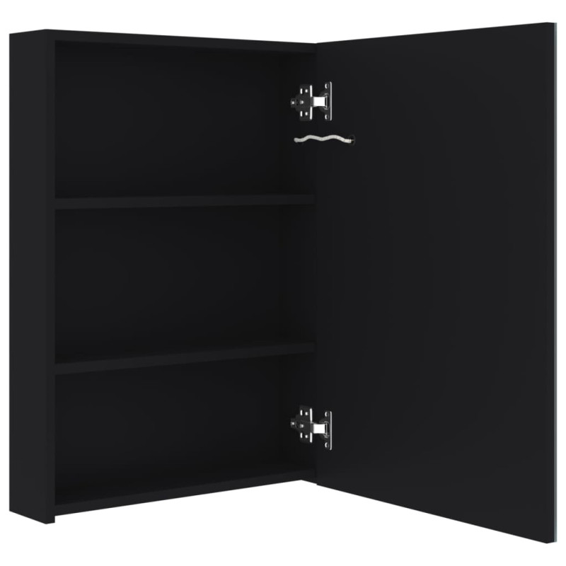 Szafka łazienkowa z lustrem i LED, 50x13x70 cm