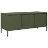 Szafka RTV, oliwkowa, 101,5x39x43,5 cm, stal walcowana na zimno