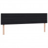 Łóżko typu Box Spring z materacem Czarny 200x220 cm Aksamit