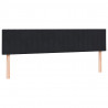 Łóżko typu Box Spring z materacem Czarny 200x220 cm Aksamit