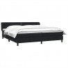 Łóżko typu Box Spring z materacami Czarny 200x220 cm