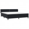 Łóżko typu Box Spring z materacami Czarny 200x220 cm