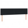 Łóżko typu Box Spring z materacem Czarny 200x220 cm Aksamit