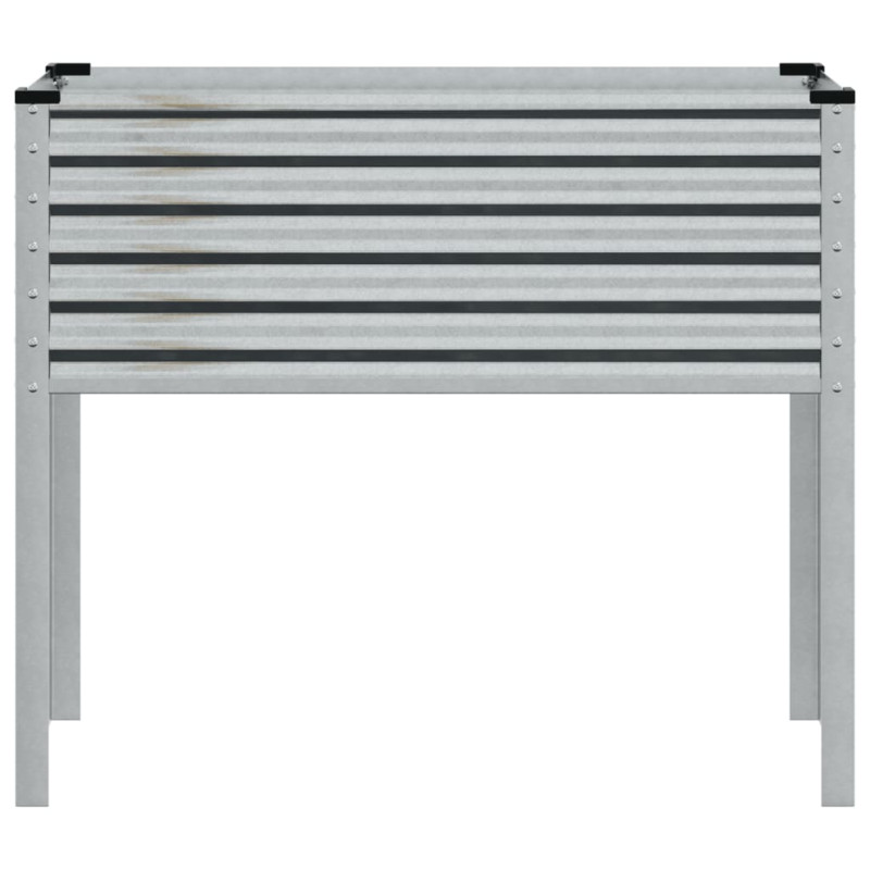 Donica ogrodowa, 100x41x90 cm, stal galwanizowana