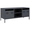 Szafka RTV, antracyt, 101,5x39x43,5 cm, stal walcowana na zimno