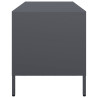 Szafka RTV, antracyt, 101,5x39x43,5 cm, stal walcowana na zimno
