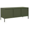 Szafka RTV, oliwkowa, 101,5x39x43,5 cm, stal walcowana na zimno