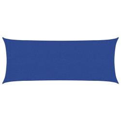 Żagiel przeciwsłoneczny, 160 g/m², niebieski, 2x5 m, HDPE