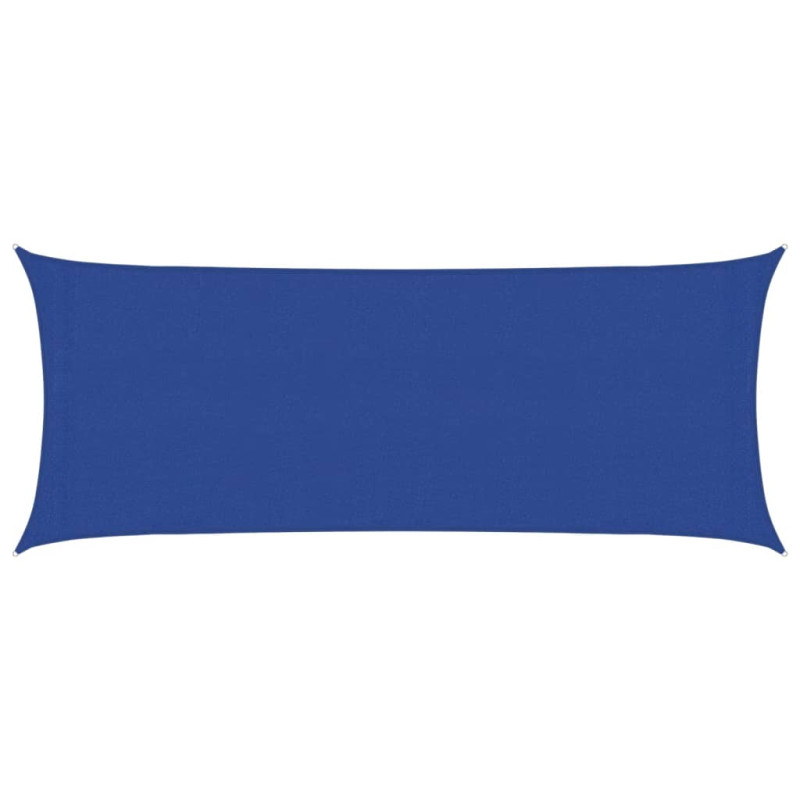 Żagiel przeciwsłoneczny, 160 g/m², niebieski, 2x5 m, HDPE