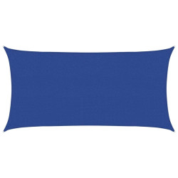 Żagiel przeciwsłoneczny, 160 g/m², niebieski, 2x4 m, HDPE