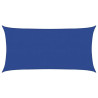 Żagiel przeciwsłoneczny, 160 g/m², niebieski, 2x4 m, HDPE