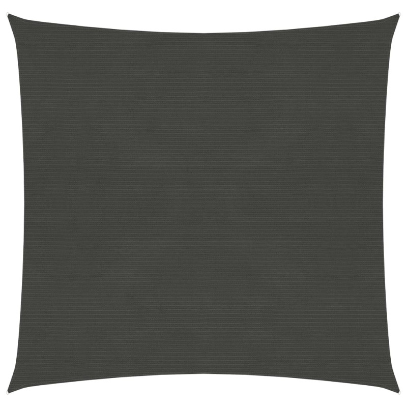 Żagiel przeciwsłoneczny, 160 g/m², antracytowy, 4,5x4,5 m, HDPE