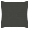 Żagiel przeciwsłoneczny, 160 g/m², antracytowy, 4,5x4,5 m, HDPE