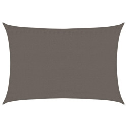 Żagiel przeciwsłoneczny, 160 g/m², antracytowy, 3,5x4,5m, HDPE