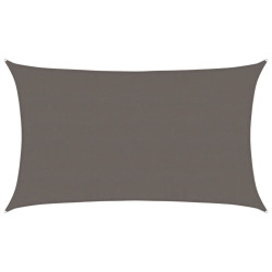 Żagiel przeciwsłoneczny, 160 g/m², antracytowy, 5x8 m, HDPE