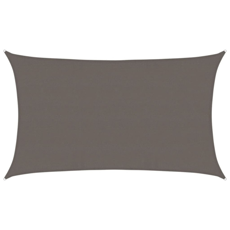 Żagiel przeciwsłoneczny, 160 g/m², antracytowy, 5x8 m, HDPE