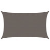 Żagiel przeciwsłoneczny, 160 g/m², antracytowy, 5x8 m, HDPE