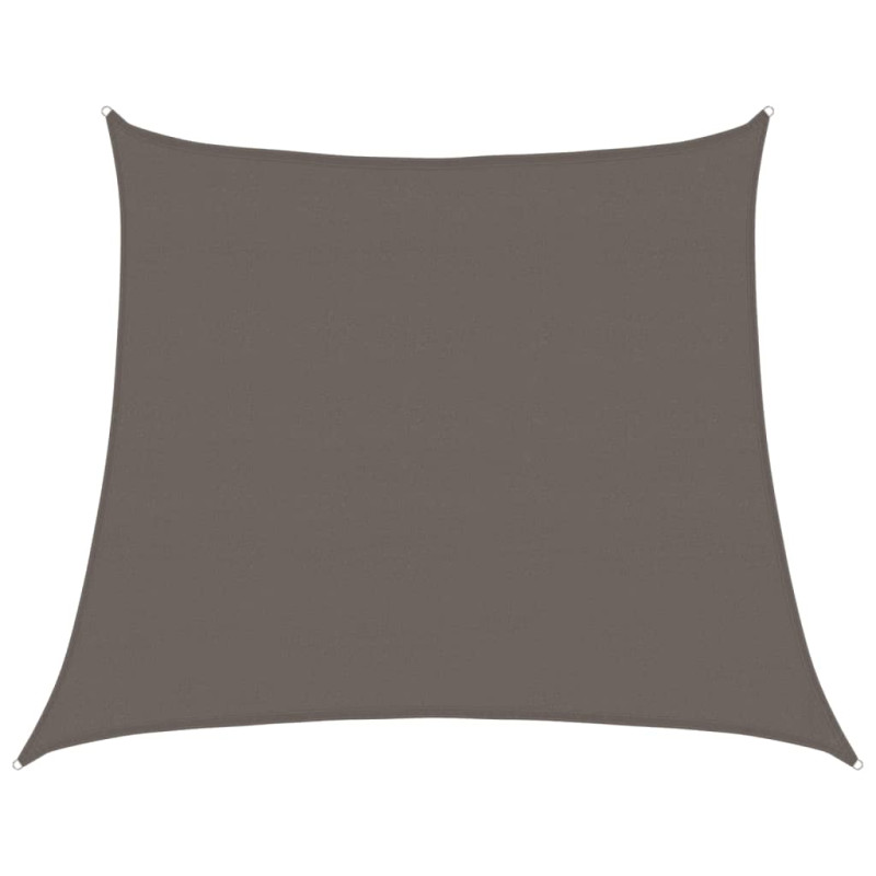 Żagiel przeciwsłoneczny, 160 g/m², antracytowy, 4/5x4 m, HDPE