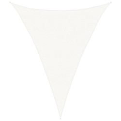 Żagiel przeciwsłoneczny, 160 g/m², biały, 4x5x5 m, HDPE