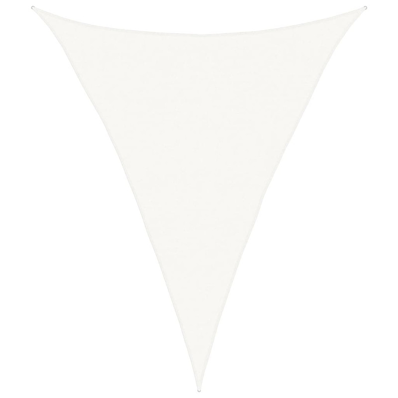 Żagiel przeciwsłoneczny, 160 g/m², biały, 4x5x5 m, HDPE