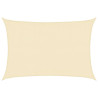 Żagiel przeciwsłoneczny, 160 g/m², kremowy, 3,5x4,5 m, HDPE
