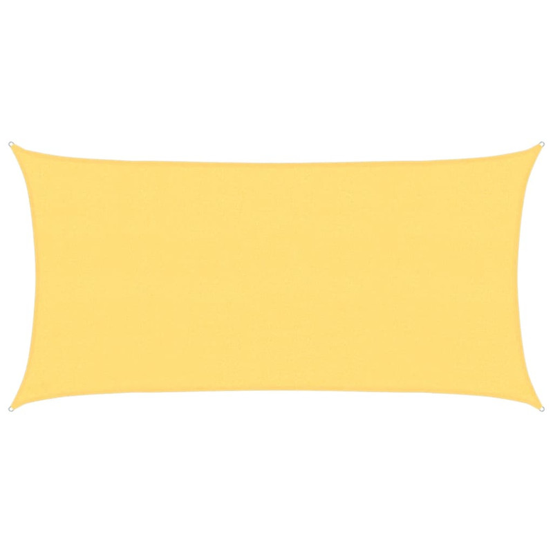 Żagiel przeciwsłoneczny, 160 g/m², beżowy, 2,5x4,5 m, HDPE