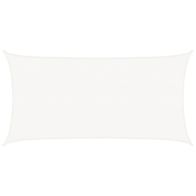 Żagiel przeciwsłoneczny, 160 g/m², biały, 2,5x4,5 m, HDPE