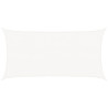 Żagiel przeciwsłoneczny, 160 g/m², biały, 2,5x4,5 m, HDPE