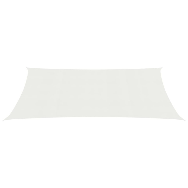 Żagiel przeciwsłoneczny, 160 g/m², biały, 2,5x4,5 m, HDPE