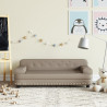 Sofa dla dzieci, cappuccino, 90x53x30 cm, sztuczna skóra