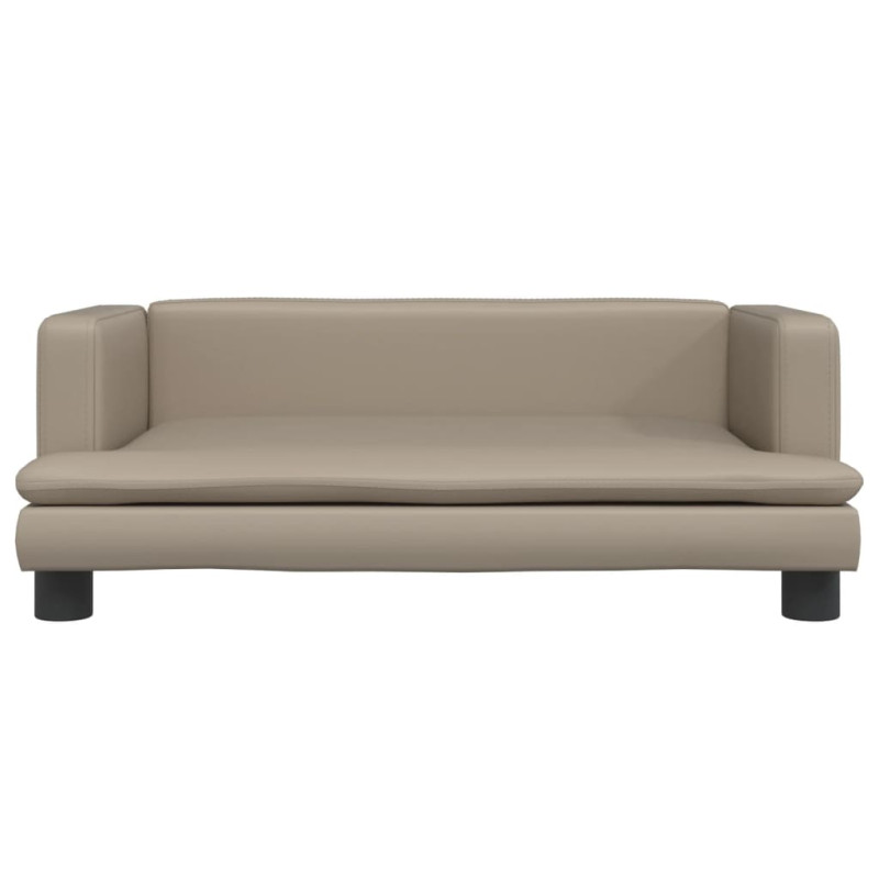 Sofa dla dzieci, cappuccino, 80x45x30 cm, sztuczna skóra