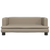 Sofa dla dzieci, cappuccino, 80x45x30 cm, sztuczna skóra