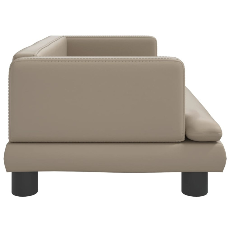 Sofa dla dzieci, cappuccino, 80x45x30 cm, sztuczna skóra