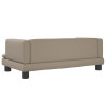 Sofa dla dzieci, cappuccino, 80x45x30 cm, sztuczna skóra