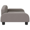 Sofa dla dzieci, kolor taupe, 70x45x30 cm, obita tkaniną