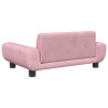 Sofa dla dzieci, różowa, 70x45x33 cm, aksamit