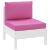 Poduszki na palety, 2 szt., różowe, tkanina Oxford