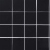 Poduszka na ławkę ogrodową, czarna krata, 150x50x3 cm