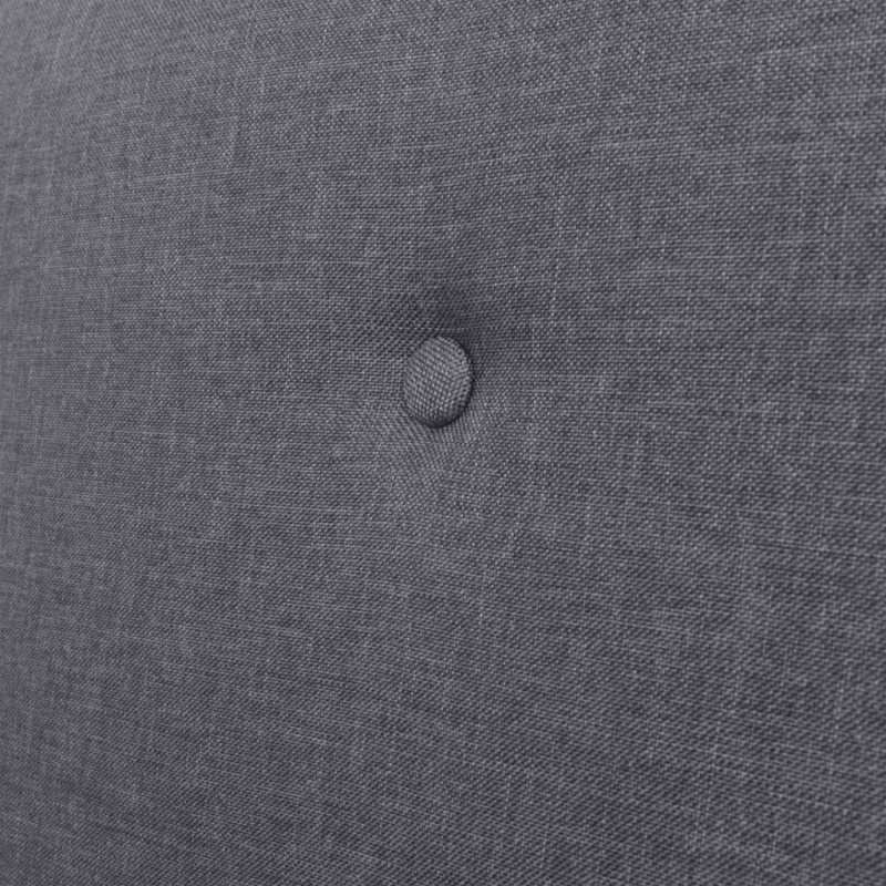 2-osobowa sofa materiałowa, ciemnoszara