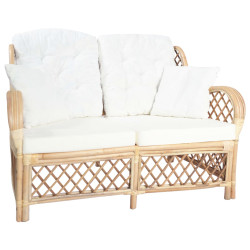 2-osobowa sofa rattanowa
