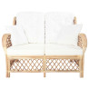 2-osobowa sofa rattanowa