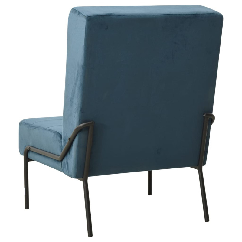 Fotel, 65x79x87 cm, czarny, obity aksamitem