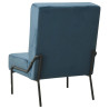 Fotel, 65x79x87 cm, czarny, obity aksamitem