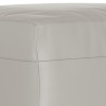 Ławka, jasnoszara, 100x35x41 cm, obity mikrofibrą