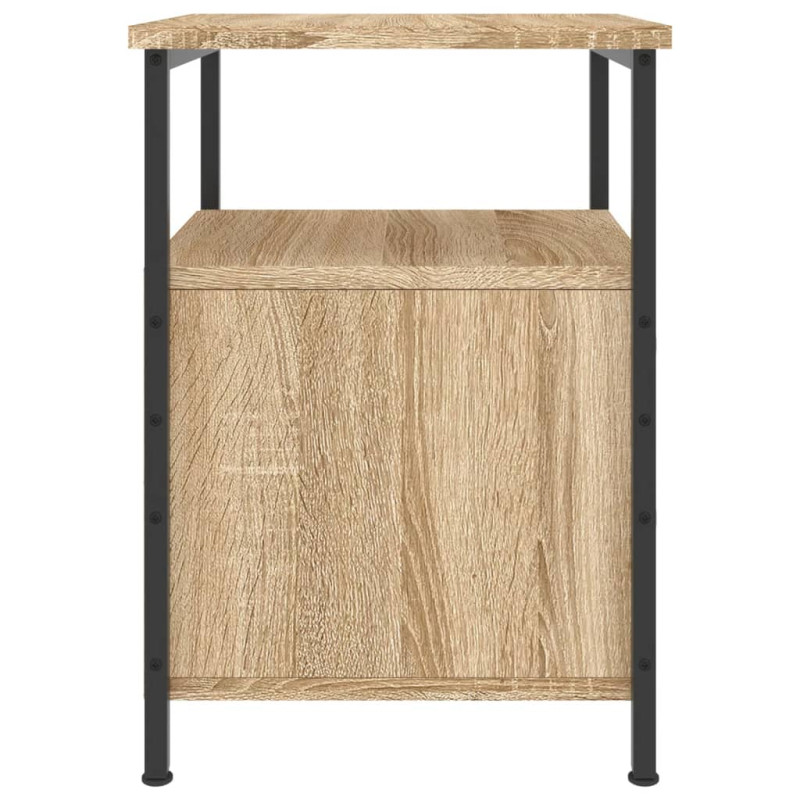 Szafka nocna, dąb sonoma, 34x35,5x50cm, materiał drewnopochodny