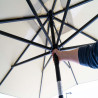 Madison Parasol ogrodowy Corsica, 200x250 cm, szary